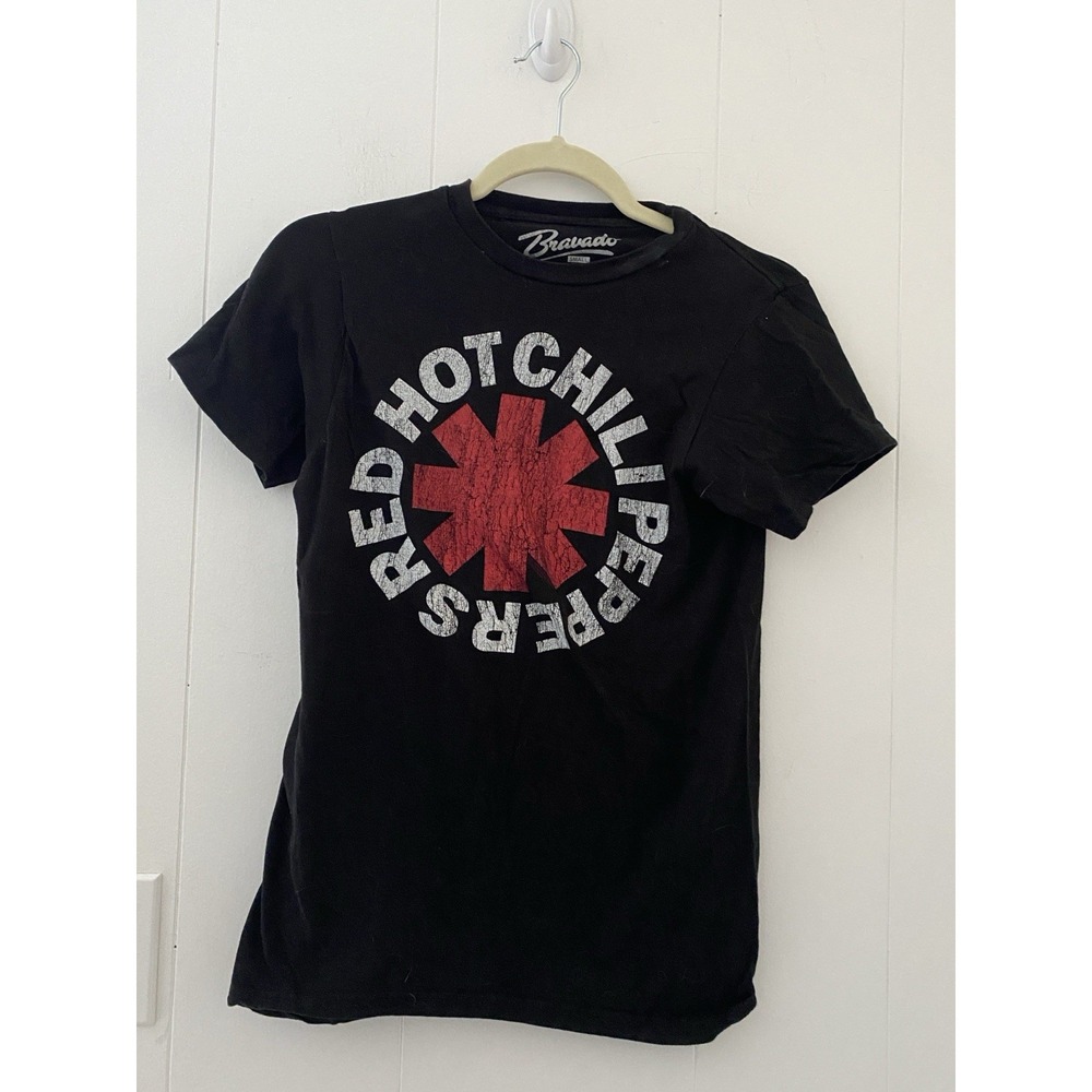 The Red Hot Chili Peppers Black Adult Small Rock Music Band Tee Cotton